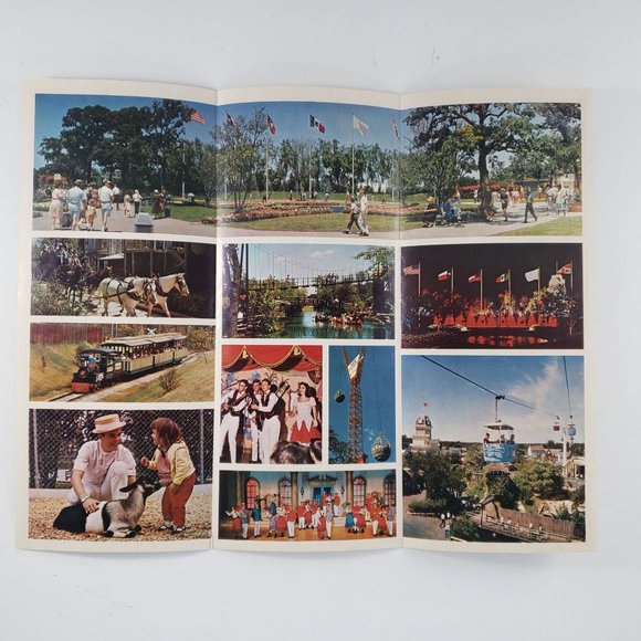 Vintage Six Flags Over Texas Brochure Pamphlet Dallas Fort Worth 1966 - Picture 4 of 5